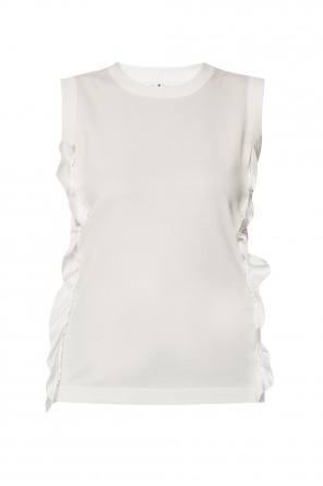 Sleeveless t-shirt with a ruffle, zdjęcie 1 Sleeveless t-shirt with a ruffle od Comme des Garcons Ninomiya